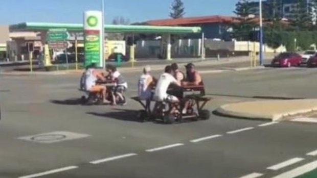 Last year's Scarborough shenanigans first brought motorised picnic tables into the public eye.