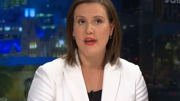 Let them eat toast: Kelly O'Dwyer on Q&A. 