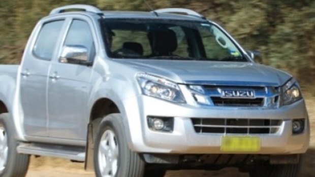 An Isuzu DMax ute, similar to that a Caboolture man lost when convicted of his fourth high-range driving offence.
