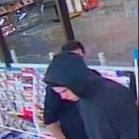 The man wanted over robbery of Caltex Service Station in Kaleen