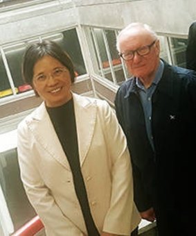 Associate Professor Yan Liu and Professor Michael Batty.