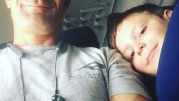 The photo Alexa Bjornson posted of her son with his seatmate on the flight has been liked more than 35,000 times.