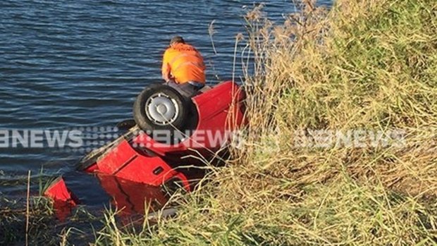 The women were inside the car when it plunged into Tweed River.