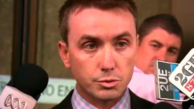 Former political staffer James Ashby's parents' home in Beerwah has been scoured by federal police.