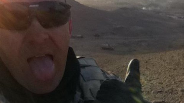 Alstonville man Aaron "Dogga" in army fatigues circa 2014.