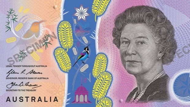 The new $5 bill will enter service in September. 