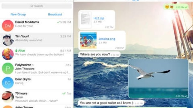 Terrorists are using apps with encryption capabilities, such as Telegram, to communicate.