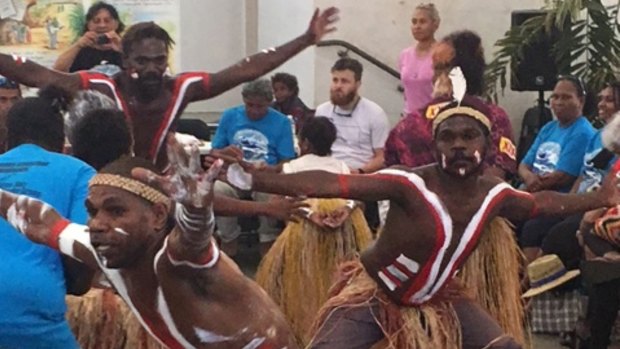 The handover ceremony on Thursday was marked by celebratory traditional dancing and singing.