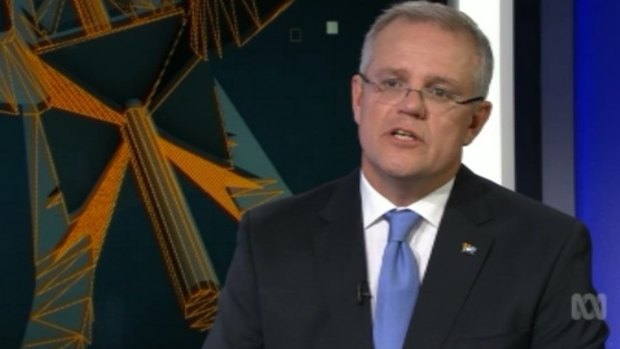 Scott Morrison said he was "realistically optimistic about Australia's economic future". 