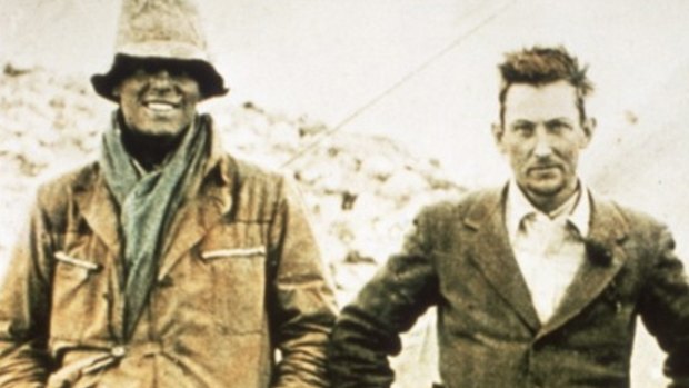 Andrew Irvine, left, and George Mallory.