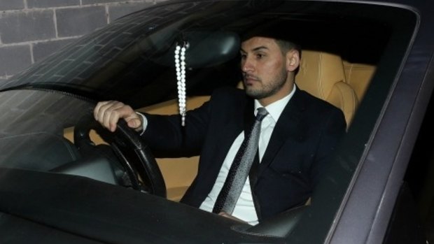 Auburn deputy mayor Salim Mehajer arrives at a council meeting in August.