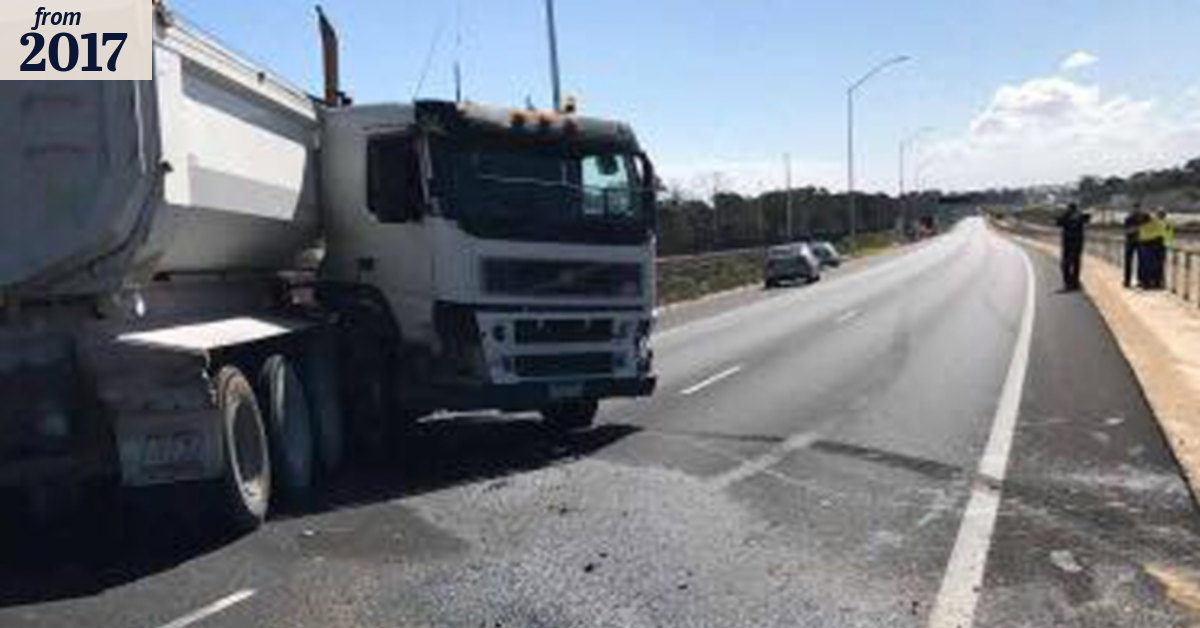 Truck crash on Mitchell Freeway throws Perth peak-hour traffic in chaos