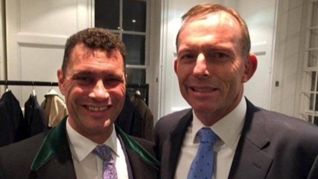 Tony Abbott also spoke with UKIP migration spokesman Steven Woolfe while in London.