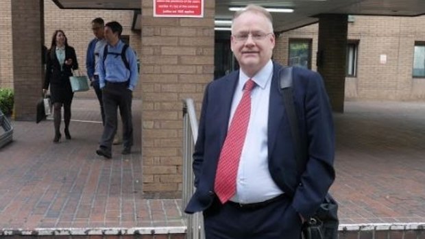 Peter Chapman outside the court in London.