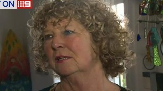 Feared worst: Elizabeth Osborne, Mick Fanning's mother.