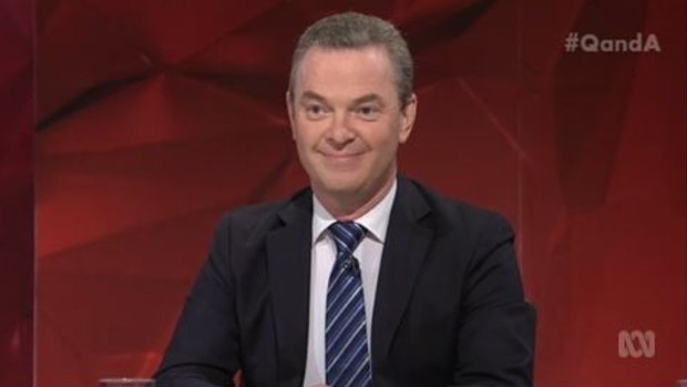 'Enough to stream five movies simultaneously': Christopher Pyne misses the point of the NBN on ABC's Q&A.
