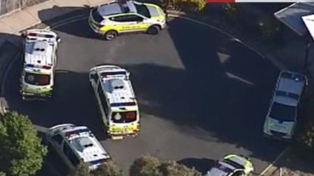 Emergency services rush to Deception Bay North State School after students ate Mystical Fire.