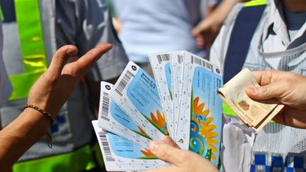 Police estimate a scalping ring is making nearly $500,000 per game at the World Cup.