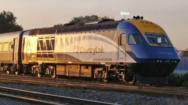 An express passenger train, similar to this one, has hit a car, killing the female driver.