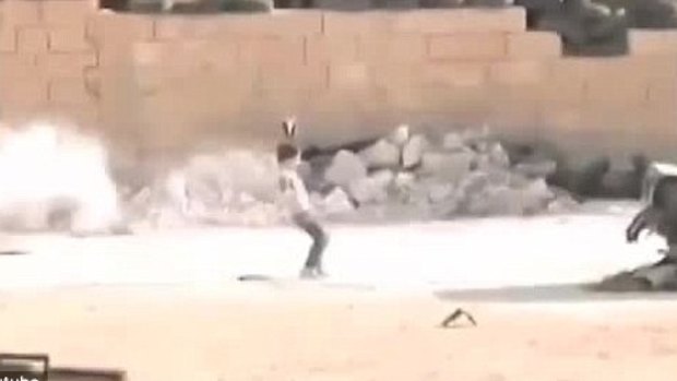 'Syrian Hero Boy': the clip was actually a fake.