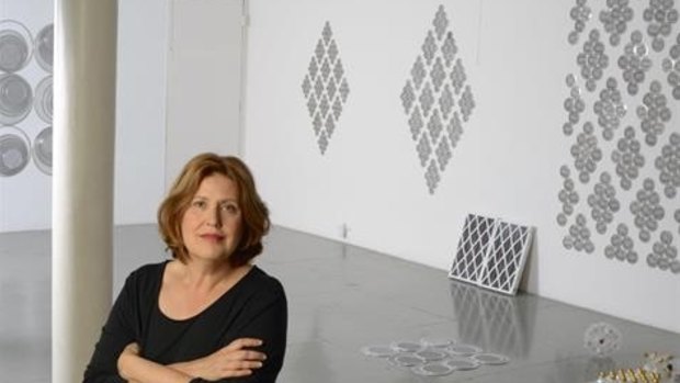 Donna Marcus during a residency in the Greene Street Studio.