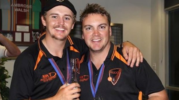 Greg Dowell (left) was allegedly the victim of a one punch attack at Crown Perth.