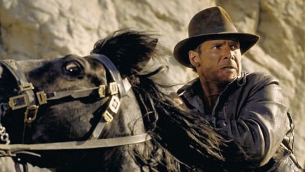 The crusade continues ... Harrison Ford as Indiana Jones in the <i>The Last Crusade</i> in 1989.