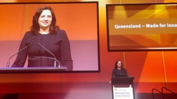 Innovation Queensland Premier Annastacia Palaszczuk announces new start-up hub for Fortitude Valley.