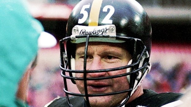 Pittsburgh Steelers centre Mike Webster in 1988.