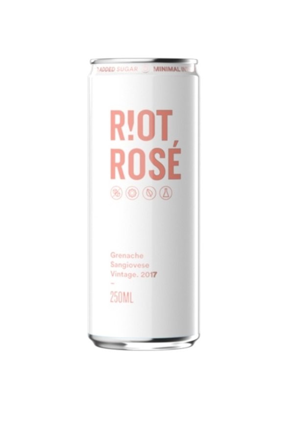 Riot's wine in a can, another emerging wine trend.