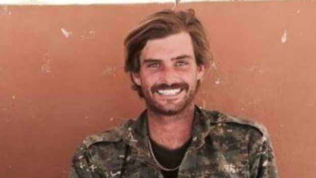 Reece Harding was killed while fighting against Islamic State last month.