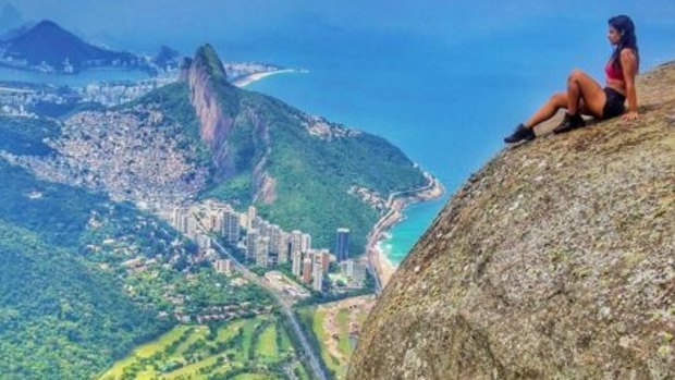 Adrenaline-pumping spot for a photo: Pedra da Gávea.