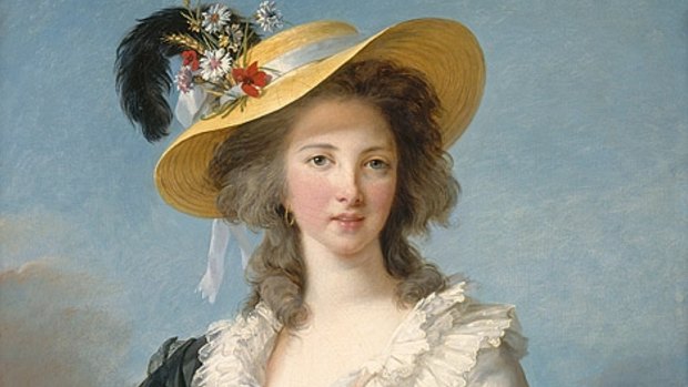 Madame Pompadour, a fetching likeness of the Duchesse de Polignac by Elisabeth Vigée Le Brun from the Versailles Palace. 