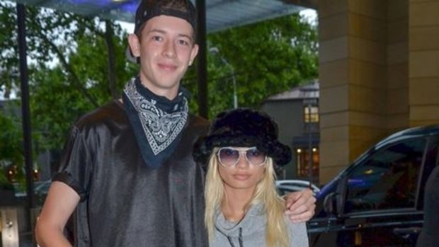 In happier times: Jayden Seyfarth, 18, told Kylie Jenner’s best friend Pia Mia, 19, at Sydney Airport two weeks ago as she was about to board a flight: “I hope your plane crashes.”
