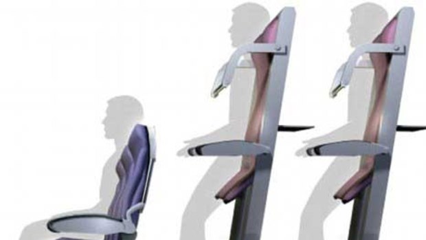 Ryanair unveiled its own version of 'vertical seating' in 2010.