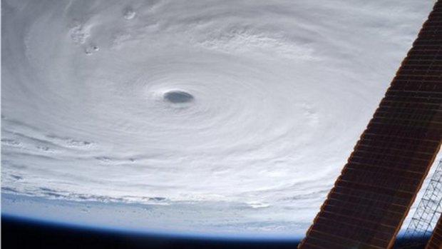 Japanese astronaut Kimiya Yui snapped this image of Super Typhoon Soudelor from the International Space Station.