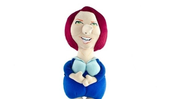 Toys based on former prime ministers Julia Gillard and Tony Abbott had been sold as dog toys.