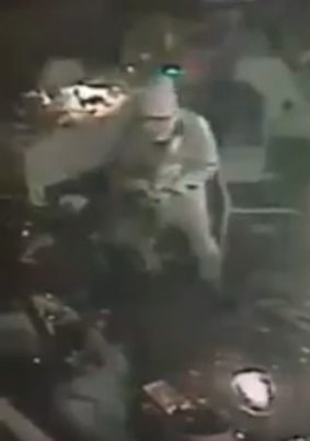 An image, reportedly of one of the gunmen involved in the attack at the Istanbul nightclub. 