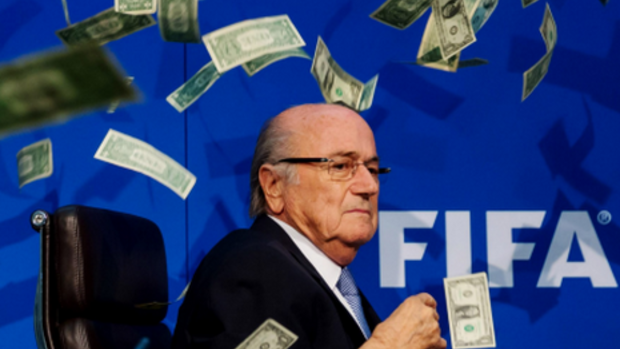 Disgraced ... Once seen as one of the world's leading statesmen, former FIFA president Sepp Blatter has been banned from football.