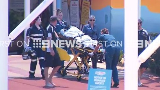 A teenager has suffered suspected spinal injuries at Wet'n'Wild at the Gold Coast.