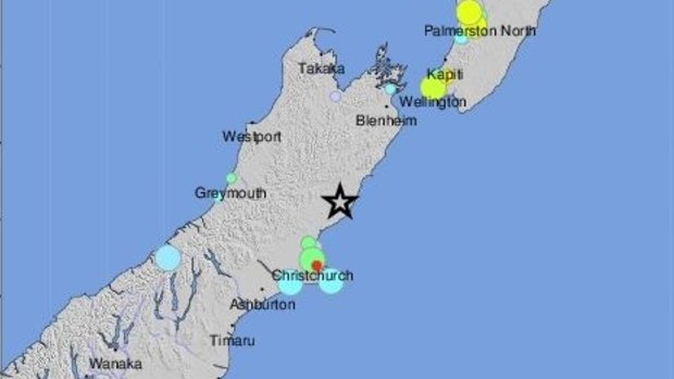 Magnitude 7.4 earthquake struck the south island of New Zealand.