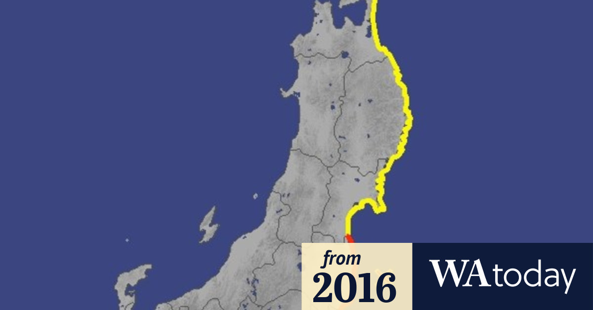 Tsunami warning issued after earthquake off Fukushima, Japan