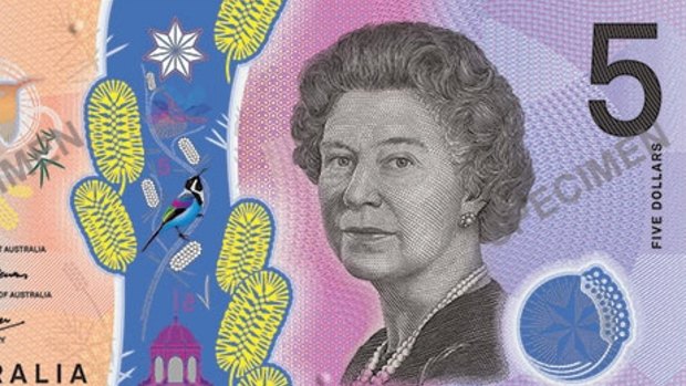 The new $5 note will be in use from September and includes tactile markings.