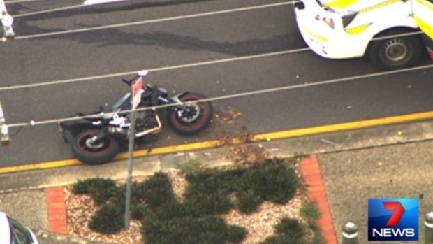 A motorcyclist has been killed in Brisbane's inner-west