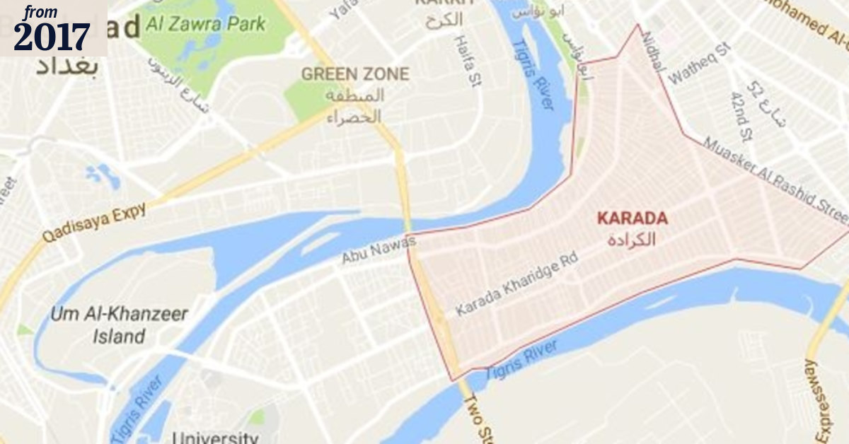 Baghdad attack: car bomb explodes in Karrada