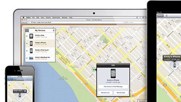 Apple's 'find my iPhone' feature allows users to track the location of a lost mobile device.