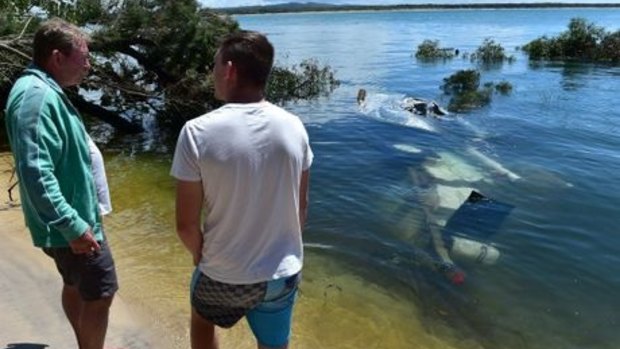 The September sand collapse swallowed a large chunk of the camping area on Inskip Point.