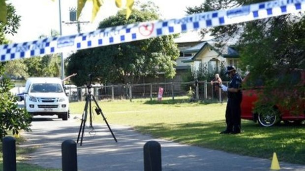 The woman is accused of stabbing a 26-year-old man in Caboolture early Sunday morning.