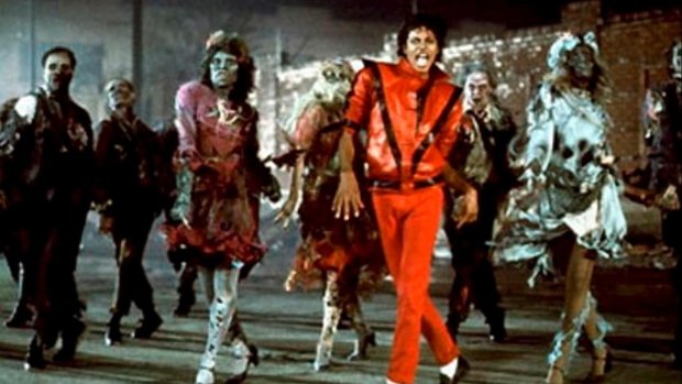 Jackson in the video that accompanied his massive hit, Thriller.