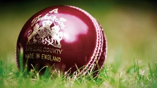 In the spotlight: The Dukes cricket ball will be used in Sheffield Shield matches. 
